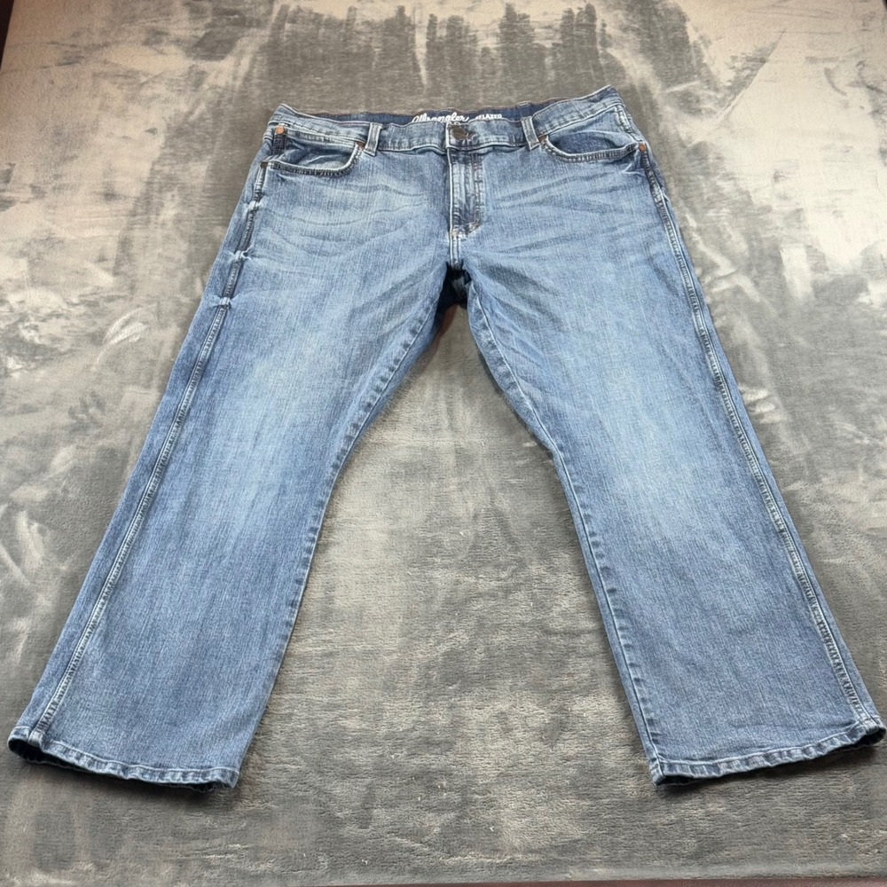 Wrangler Retro Relaxed Boot Jeans Mens 38x31 Medium Wash Stretch 10WRT20G